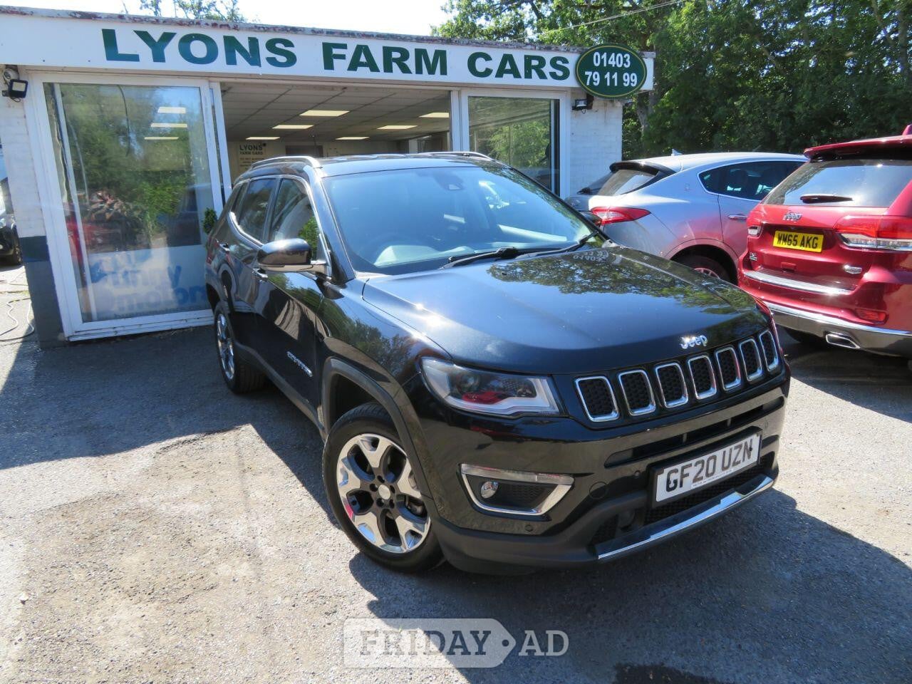 2020 Jeep COMPASS 1.4T MultiAirII Limited SUV 5dr Petrol Automatic 4 Wheel Drive Euro 6 (s/s) (170 ps) FULL LEATHER + HEATED SEATS / WHEEL in Horsham