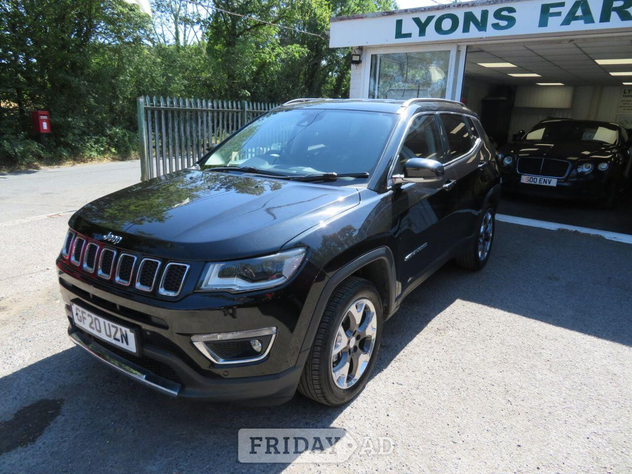 2020 Jeep COMPASS 1.4T MultiAirII Limited SUV 5dr Petrol Automatic 4 Wheel Drive Euro 6 (s/s) (170 ps) FULL LEATHER + HEATED SEATS / WHEEL - Cars