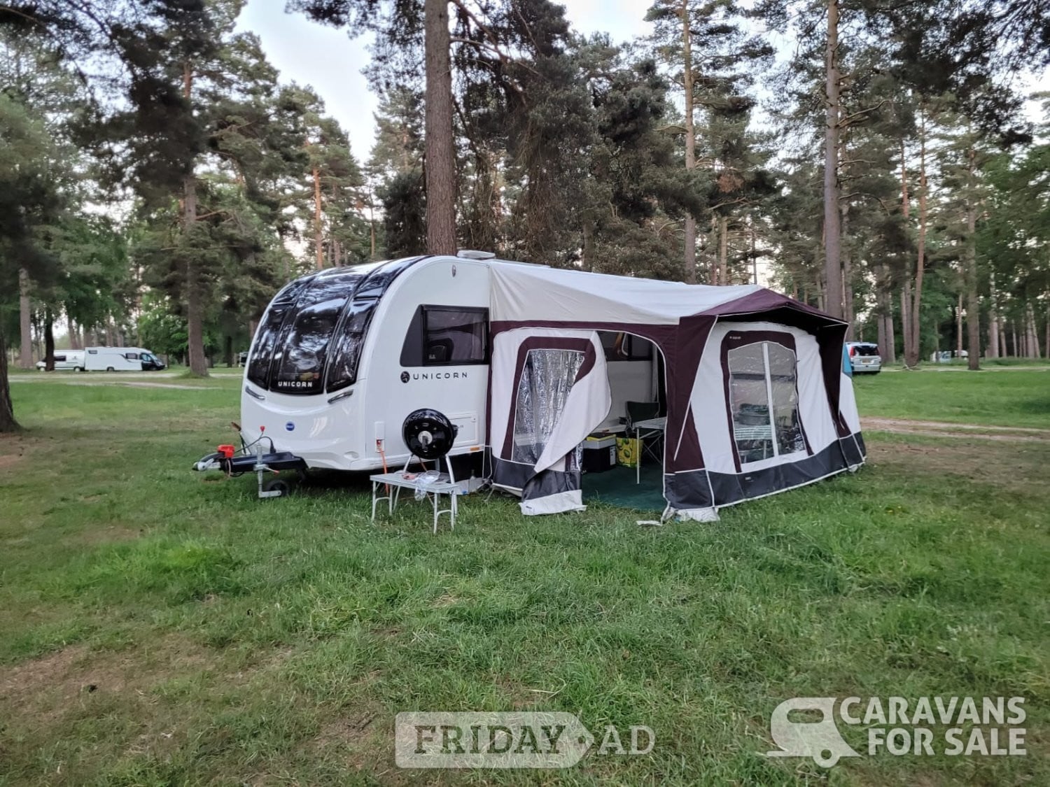 Skipton Bradccot Portico Plus Porch Awning with Sleeping Extension