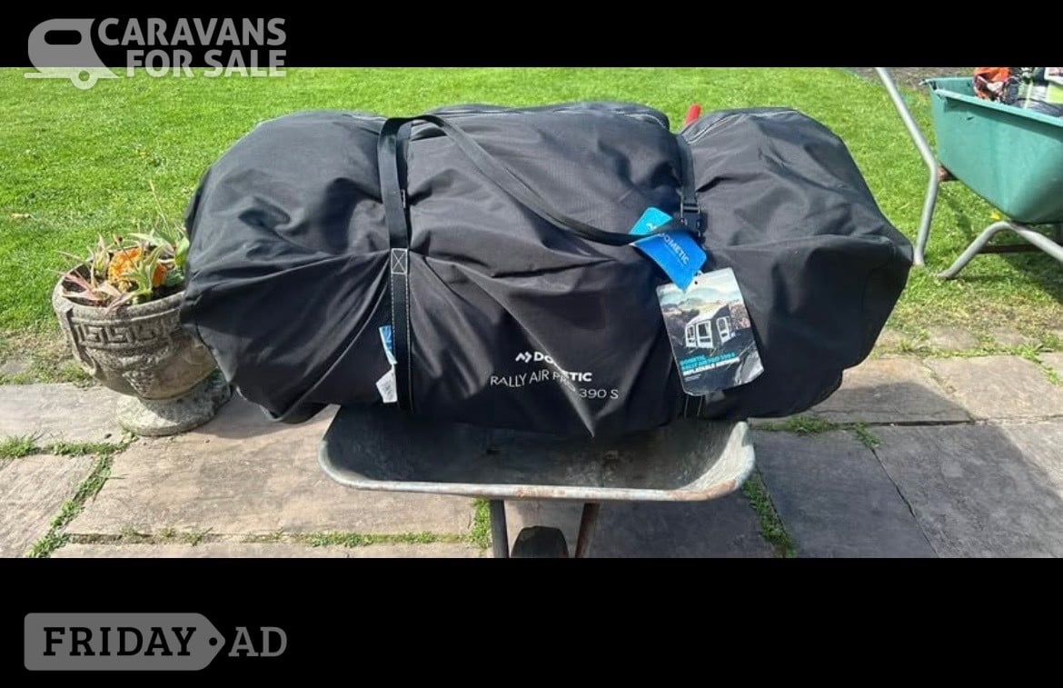 Kampa Dometic Rally Air Pro 390S Caravan Inflatable Awning