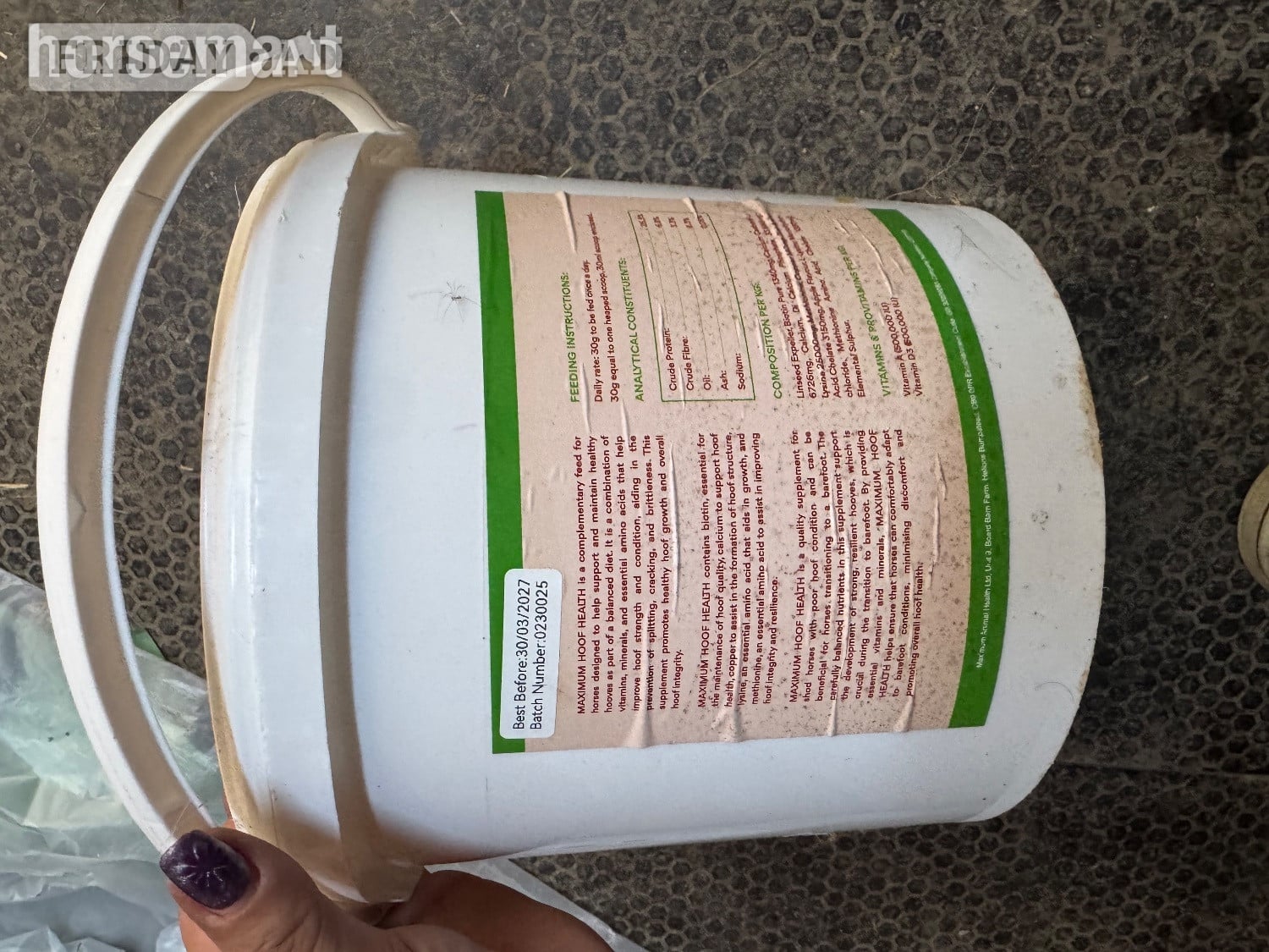 Maximum Animal Health Hoof Supplement 3kg
