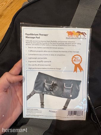 Equilibrium Therapy Massage Pad – With Battery &amp; Bag