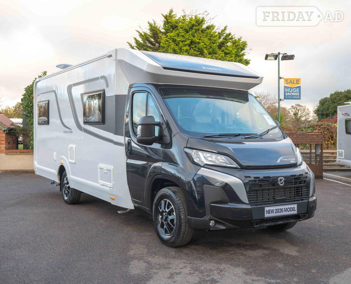 Elddis Evolution 196+ 140BHP Auto Fiat 140 2026 for sale in Newark