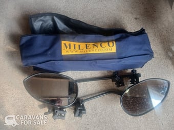 Milenco Aero 4 mirror extenders