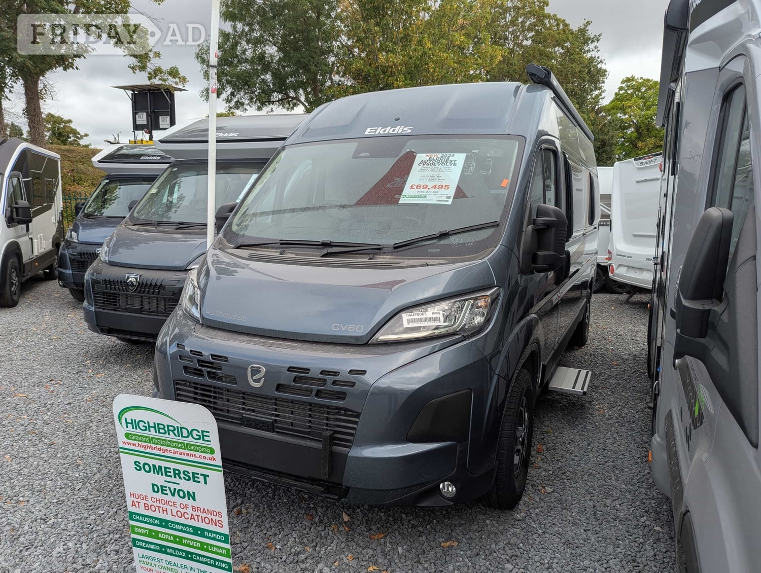 Elddis Autoquest CV60 2026 for sale in Highbridge