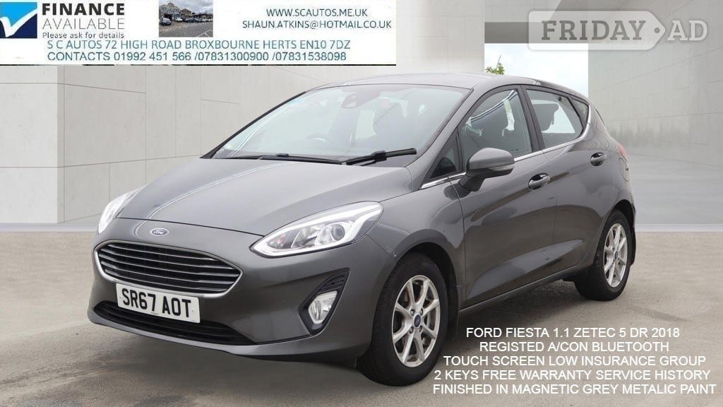 Ford Fiesta 2018 in Broxbourne