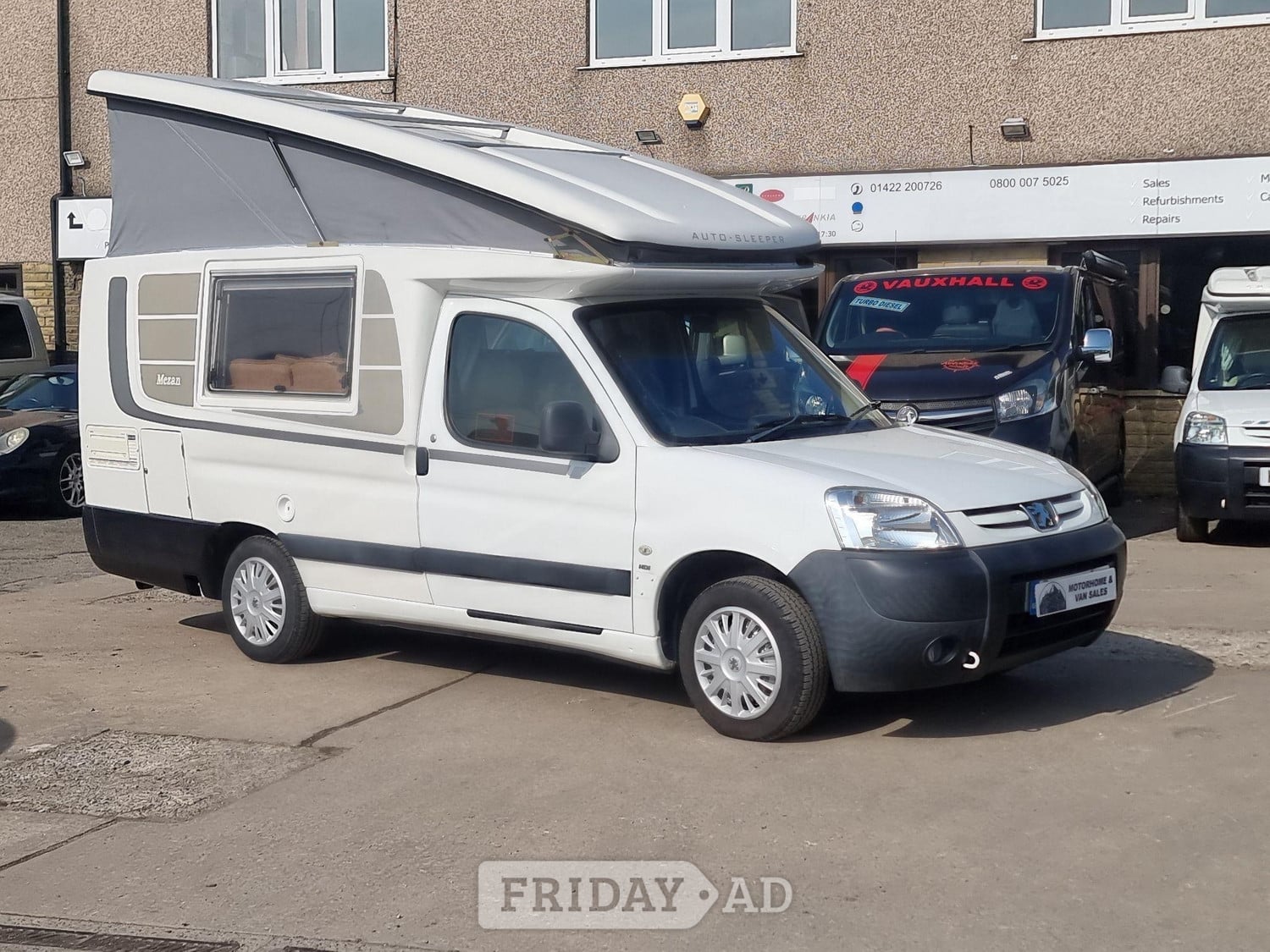 Auto-Sleepers Mezan 2 Berth Pop Top Motorhome One Owner 2009 for sale in Halifax
