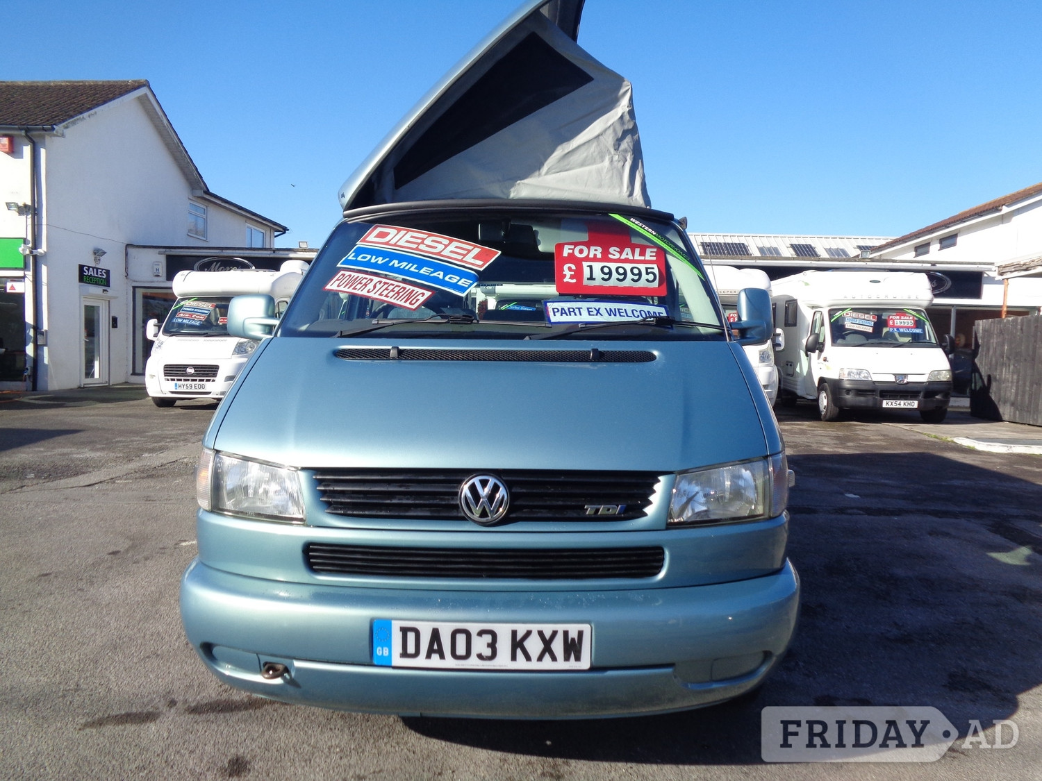 Volkswagen Bilbos 2003 - Motorhomes & Caravans in Weston-Super-Mare