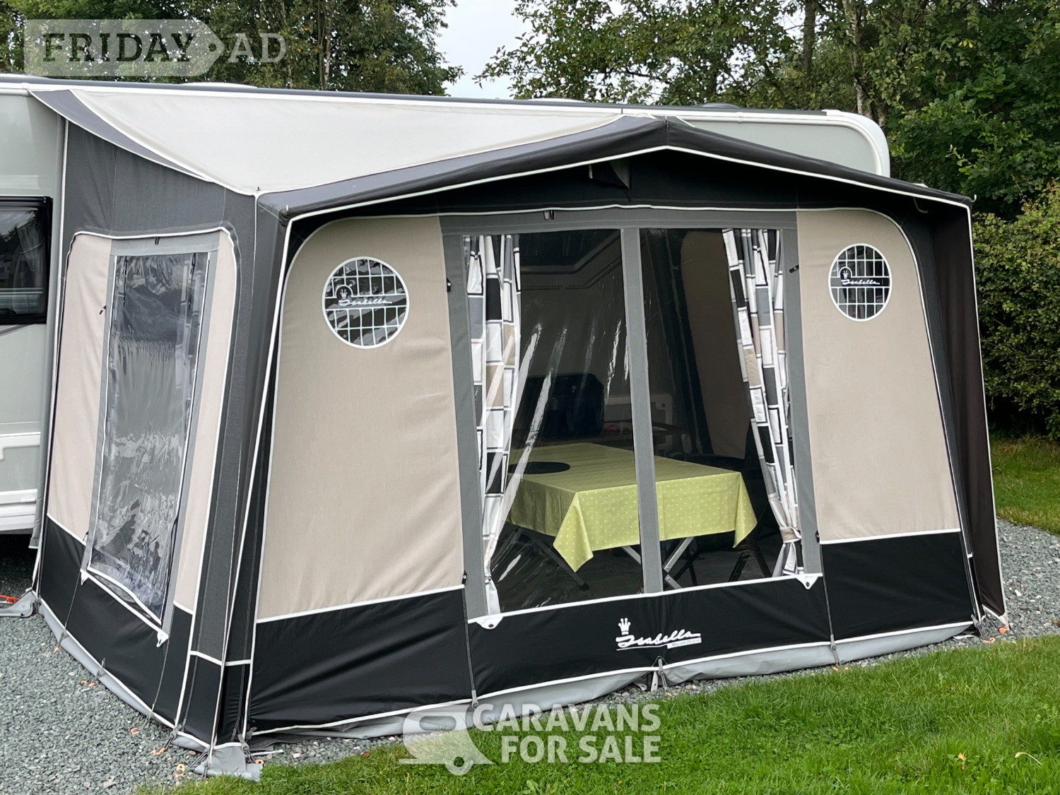 Isabella Coal 250 Awning Complete in Carmarthen