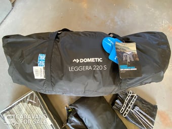 Dometic Leggera Air 220s Awning and Dometic carpet