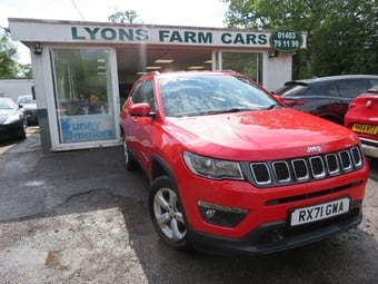 2021 JEEP COMPASS 1.4T MultiAirII Longitude SUV 5dr Petrol Automatic 4 Wheel Drive Euro 6 (s/s) (170 ps) CAMERA + NAV + APPLE CARPLAY + DAB