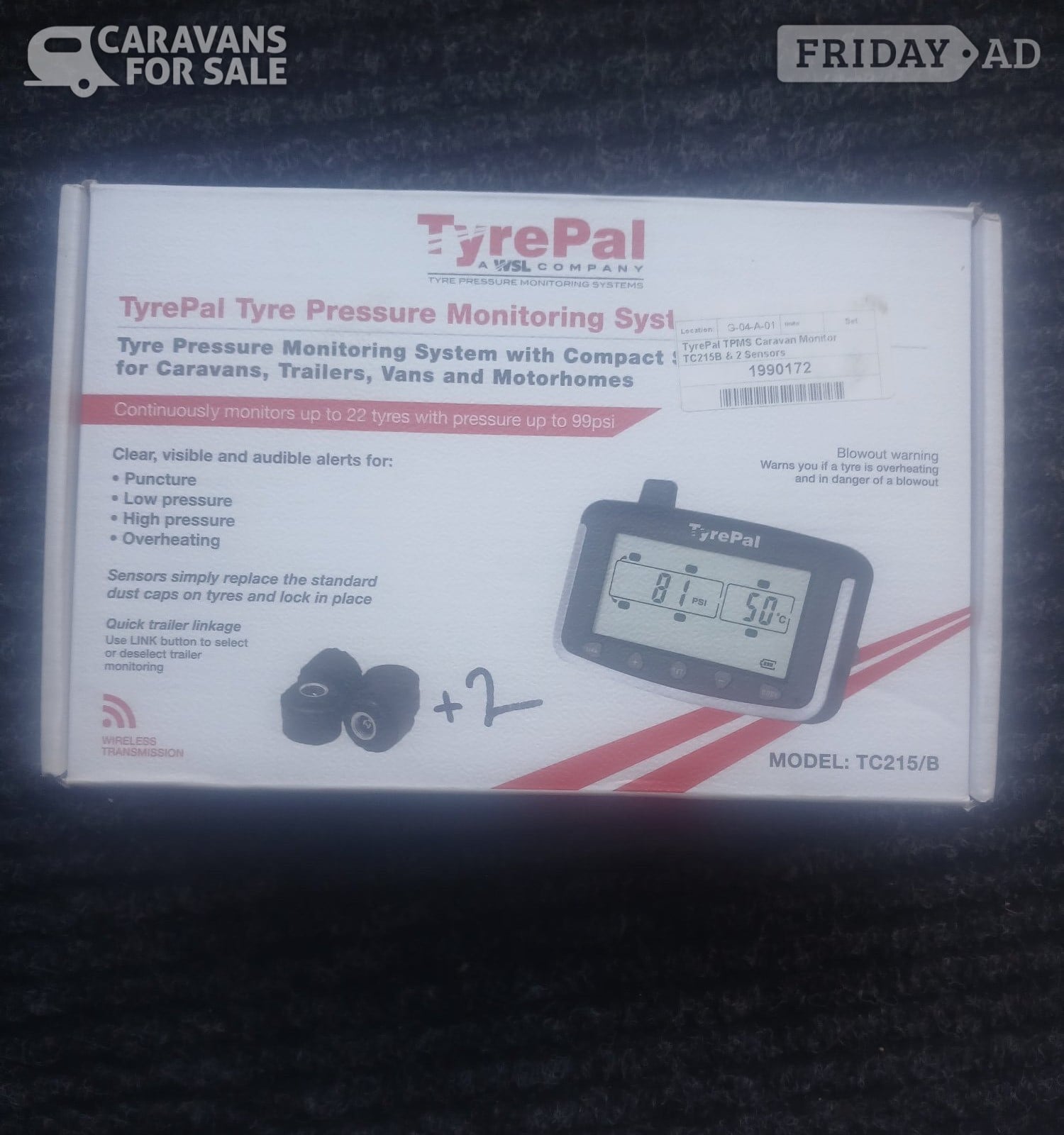 Tyre pal tyre pressure monitoring system in Cirencester