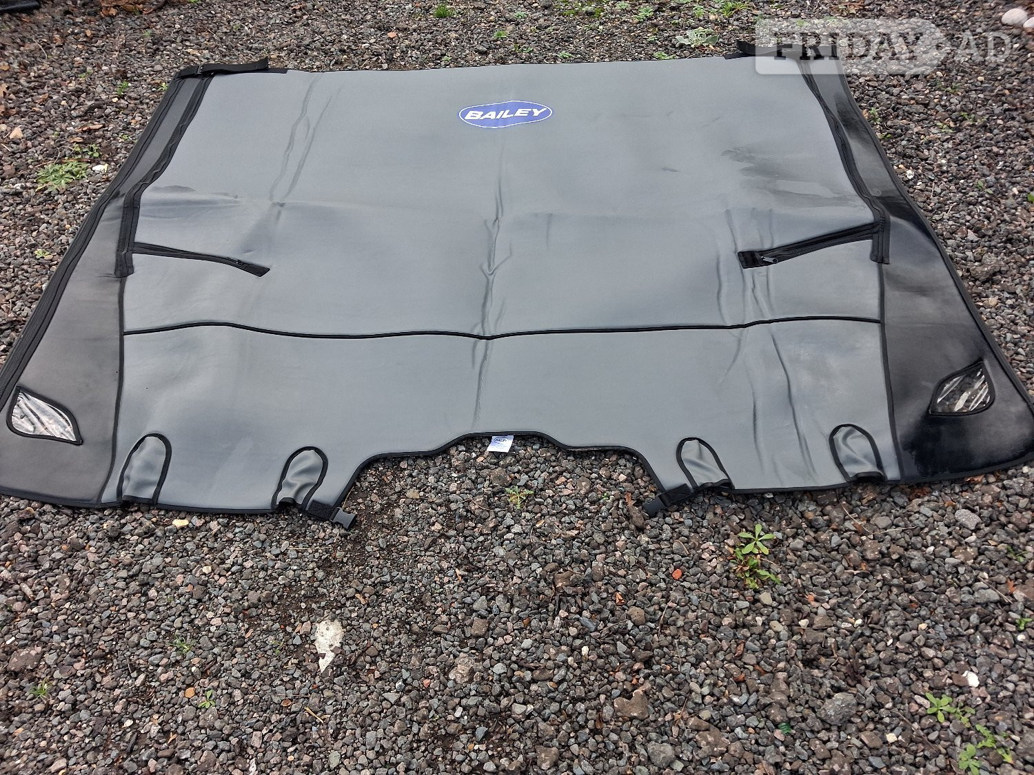 Towing cover bailey caravan