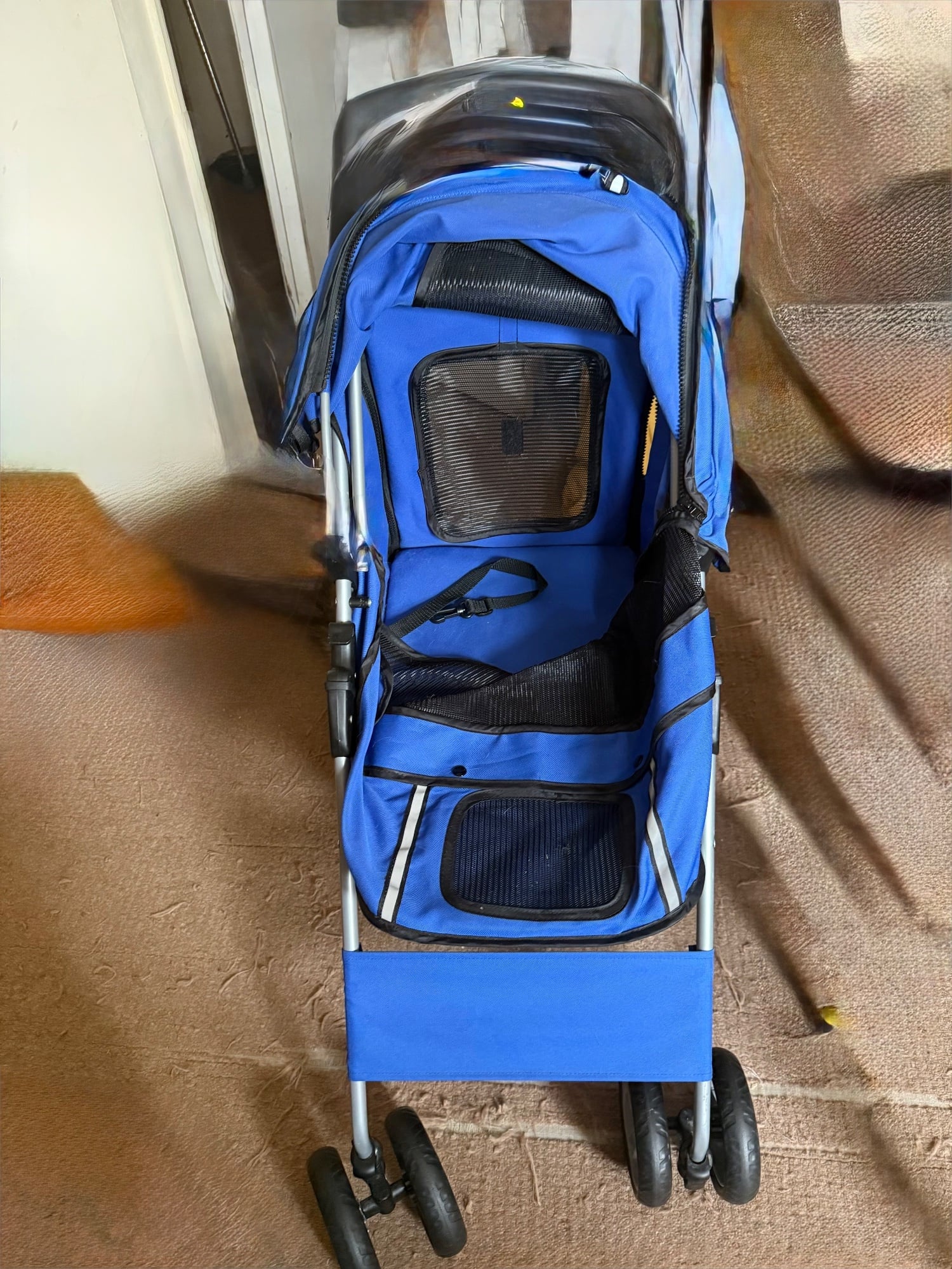 Hastings Blue cat pushchair or fine for small dog never used