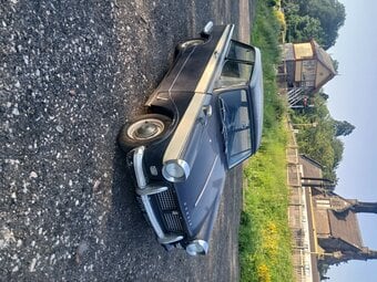 1962 Triumph Herald 1200 saloon - used frquently. (Cheap to run)