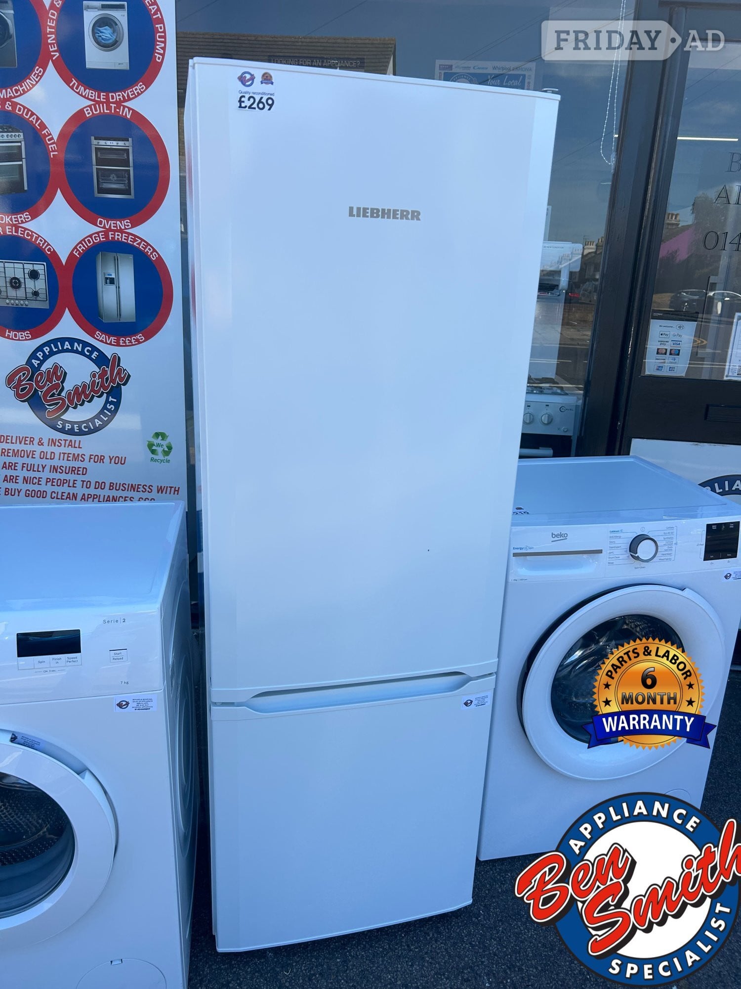 LIEBHERR 70/30 FRIDGE FREEZER in St. Leonards-On-Sea