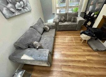 Premium Grey Verona 3+2 Sofa Set | Brand New |  COD