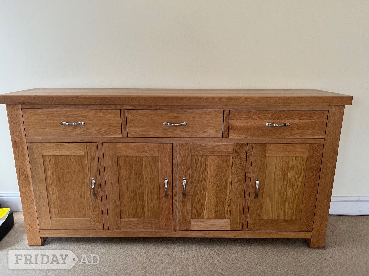 Solid Oak sideboard in Bognor Regis