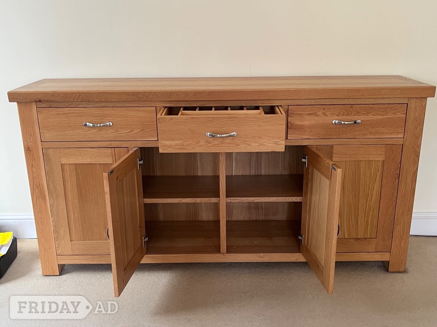 Solid Oak sideboard