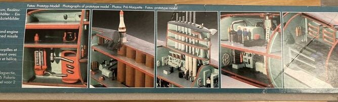 USS 'Andrew Jackson' Polaris submarine model. - Hobbies & Leisure in Worthing