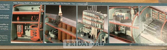 USS 'Andrew Jackson' Polaris submarine model. - Hobbies & Leisure in Worthing