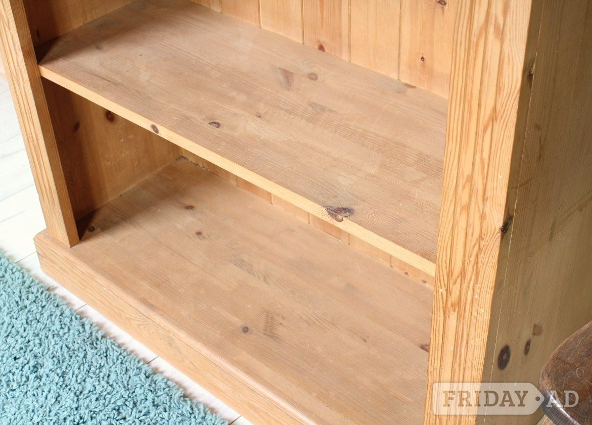 Hailsham UK Delivery - Tall Country Pine Bookcase 4 Strong Shelves Waxed