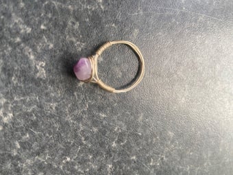 Amethyst ring new