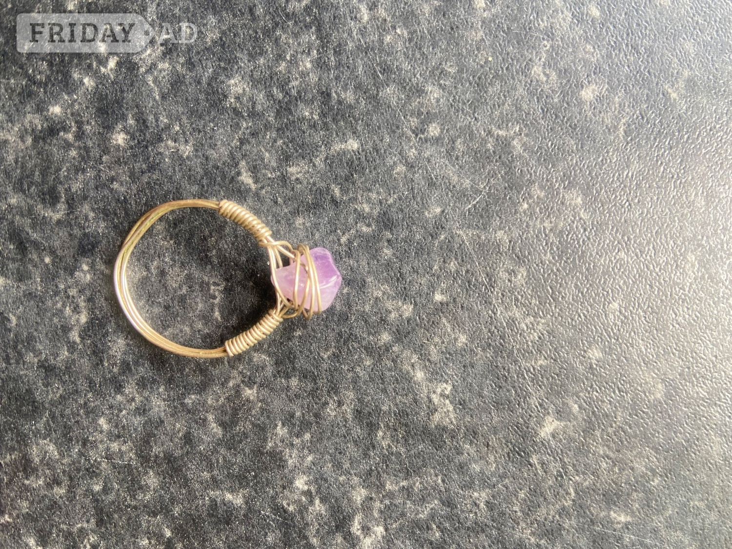 Amethyst ring new