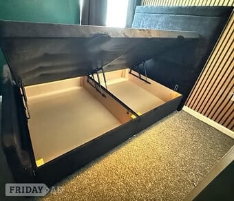 SUPER KING - MONO SIDE LIFT DIVAN OTTOMAN