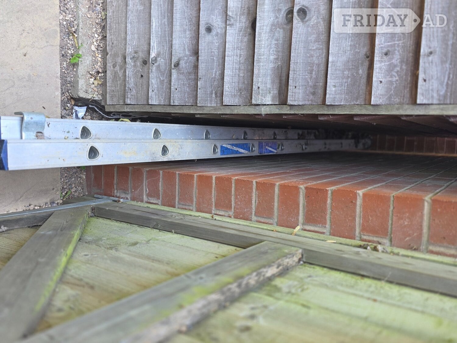 Window cleaning ladders  £150