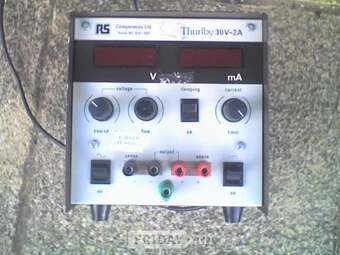 THURLBY (RS 610-461) Model 30V2A POWER SUPPLY , 30v @ 2A , WORKING - USEDa
