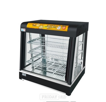 Commercial Countertop Heated Food Display Cabinet lamp pie warmer