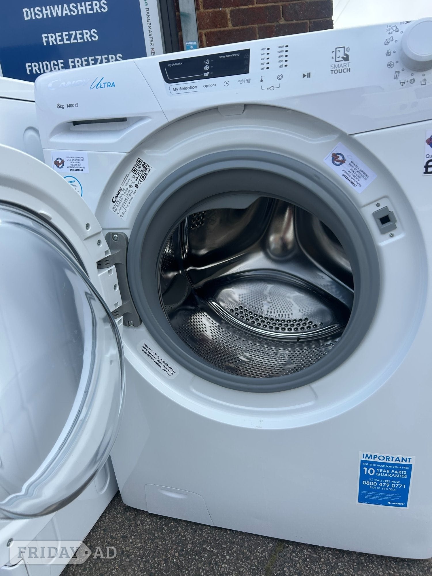 CANDY 8KG WASHING MACHINE - Home Appliances