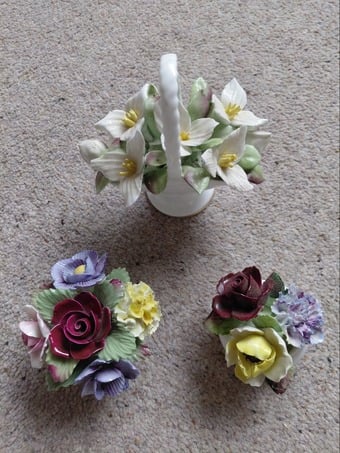 Three Floral Ornaments