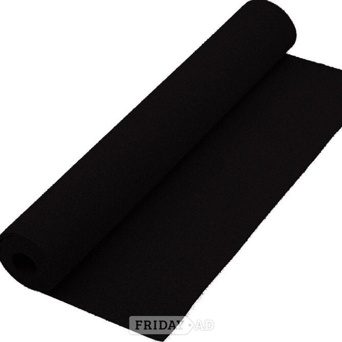 NEW. 4 Way Stretch Black Car Van Camper Boat Lining, 30m x 1.33m Speaker Acoustic Carpet Shelf Kit in Bishop Auckland