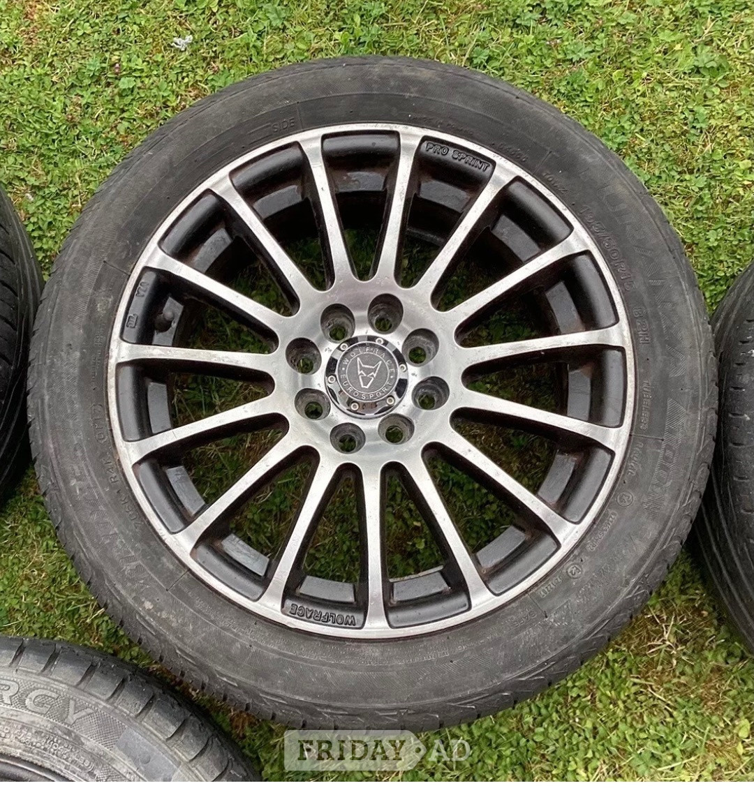 Bridgestone Wolfrace Alloy Wheels - Parts & Accessories in Burgess Hill
