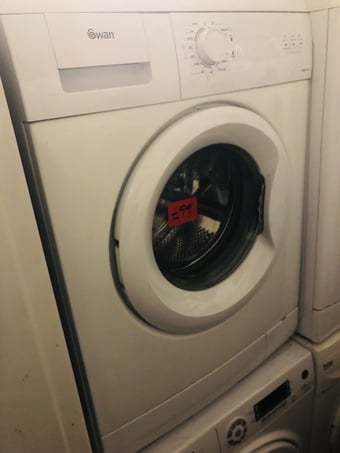Swan 8KG sized washing machine works perfectly 