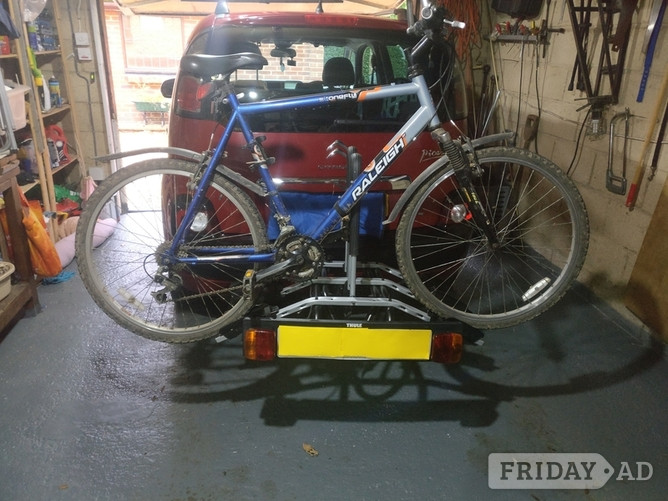 Bike Cycle Carrier Tow Bar Mounted Platform Also number plate Service£8 FOR HIRE in Eastleigh
