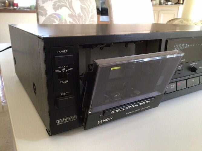 Denon DR-M 33 cassette deck.