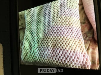 Large crochet blanket