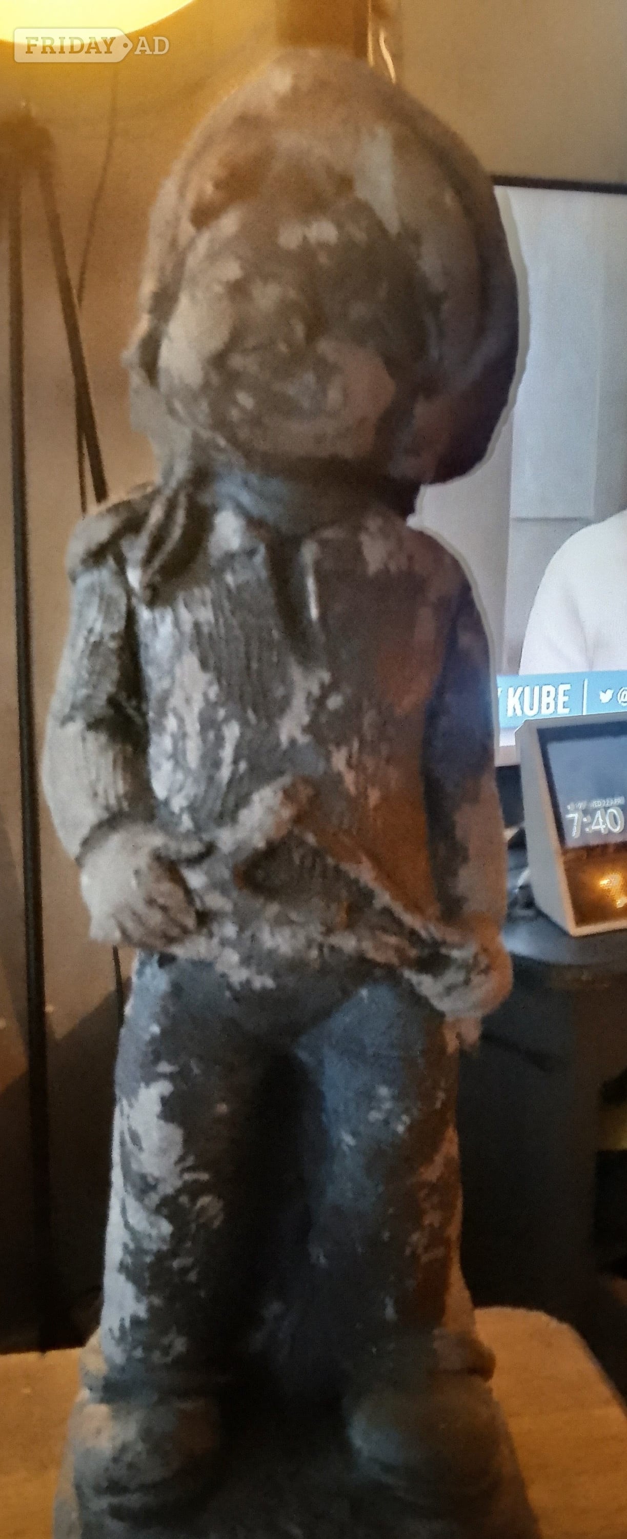 Rare 2ww  statue,blue boy secret 10 mile marker. Isle Sheppyy1941 - Antiques & Collectables