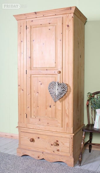 Delivery Options - Waxed Cottage Pine Farmhouse Wardrobe