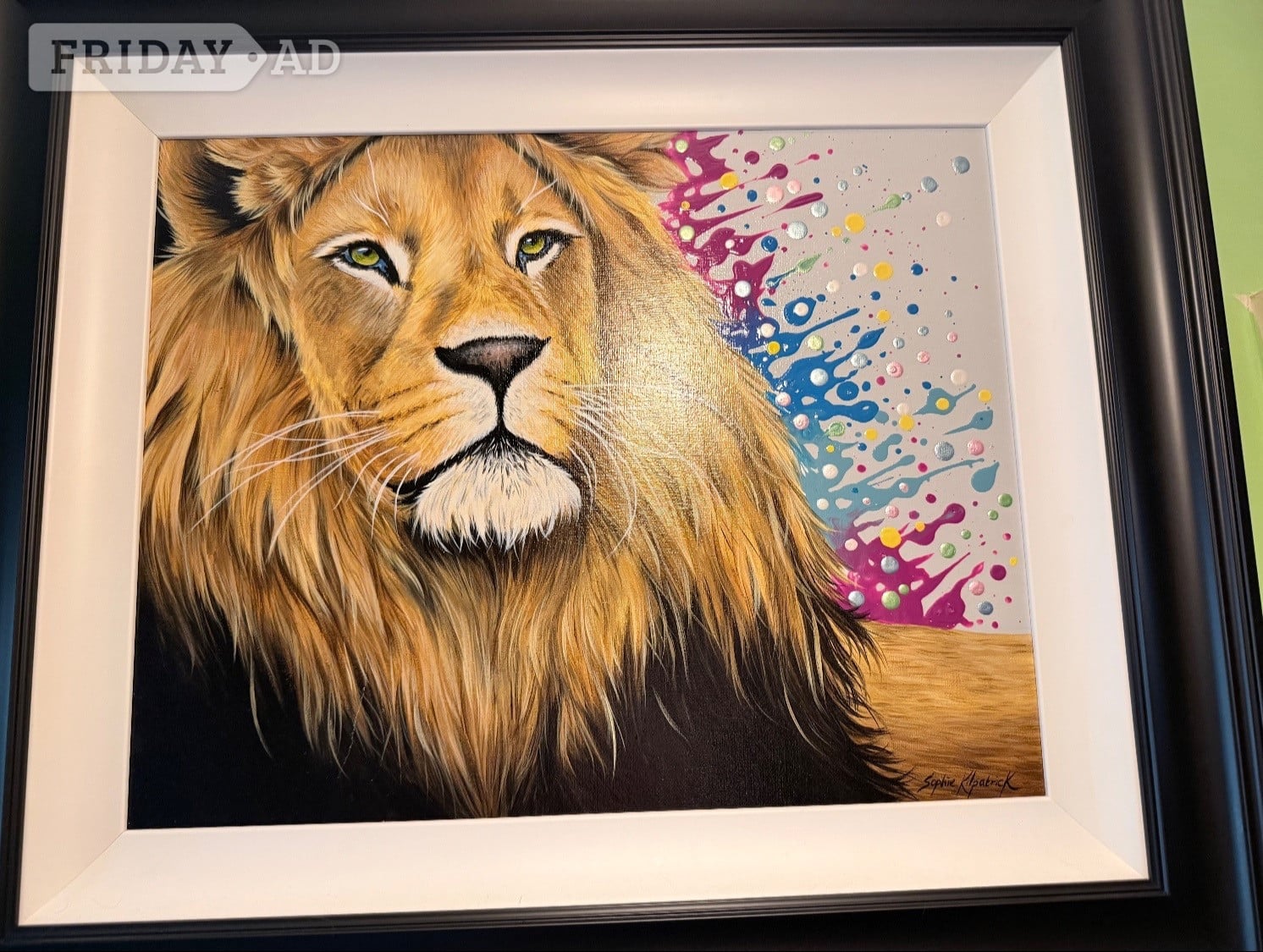 Into The Wild Sophie Kilpatrick signed painting  in Worthing