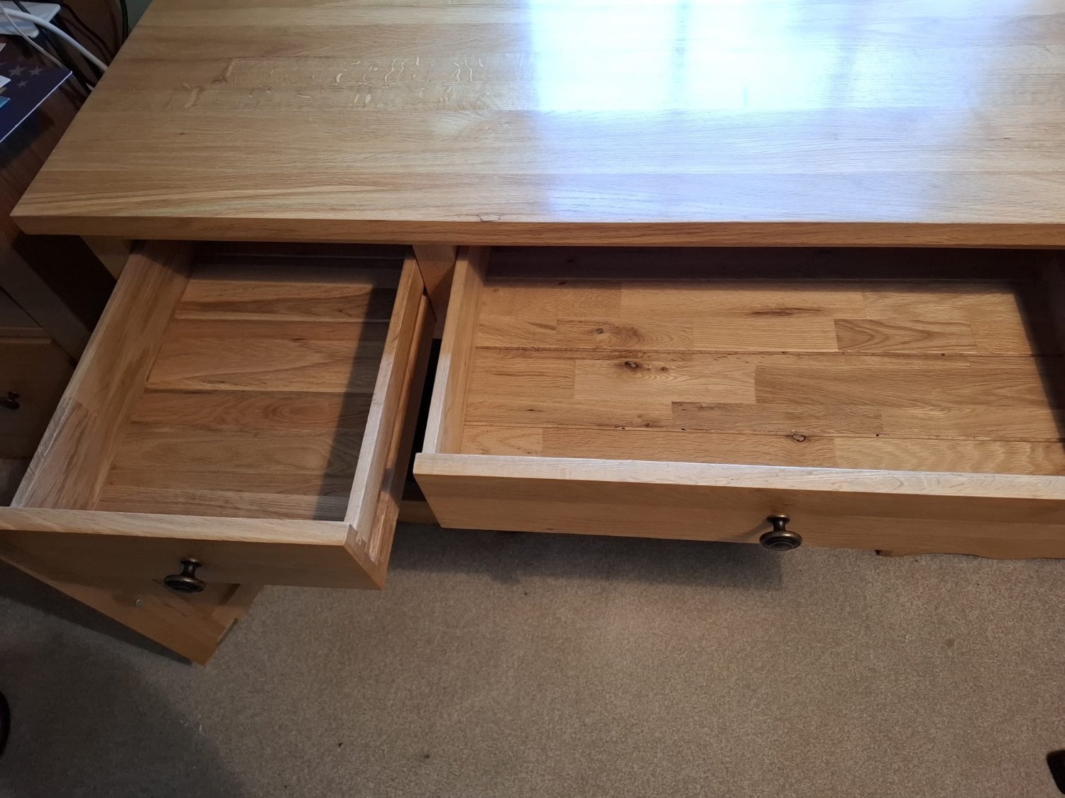 Solid Oak Desk