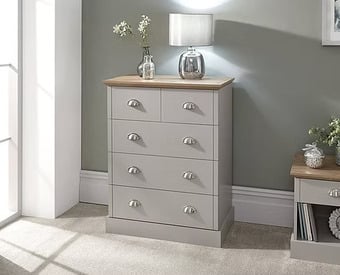 KENDAL 2+3 DRAW CHEST -GREY