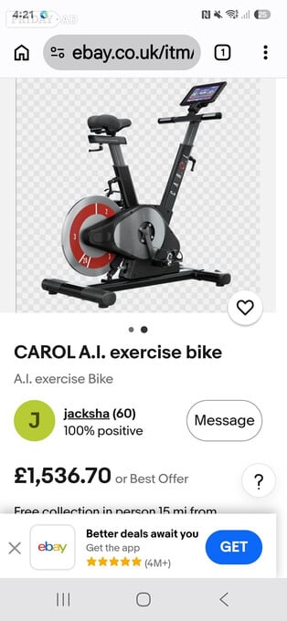 CAROL exercise bike