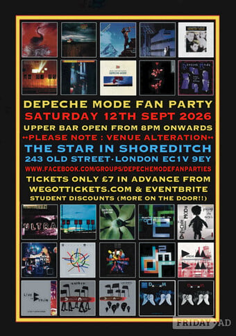 DEPECHE MODE FAN PARTY