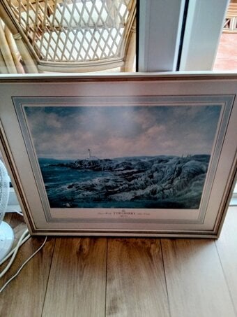 golf picture in frame turnburry