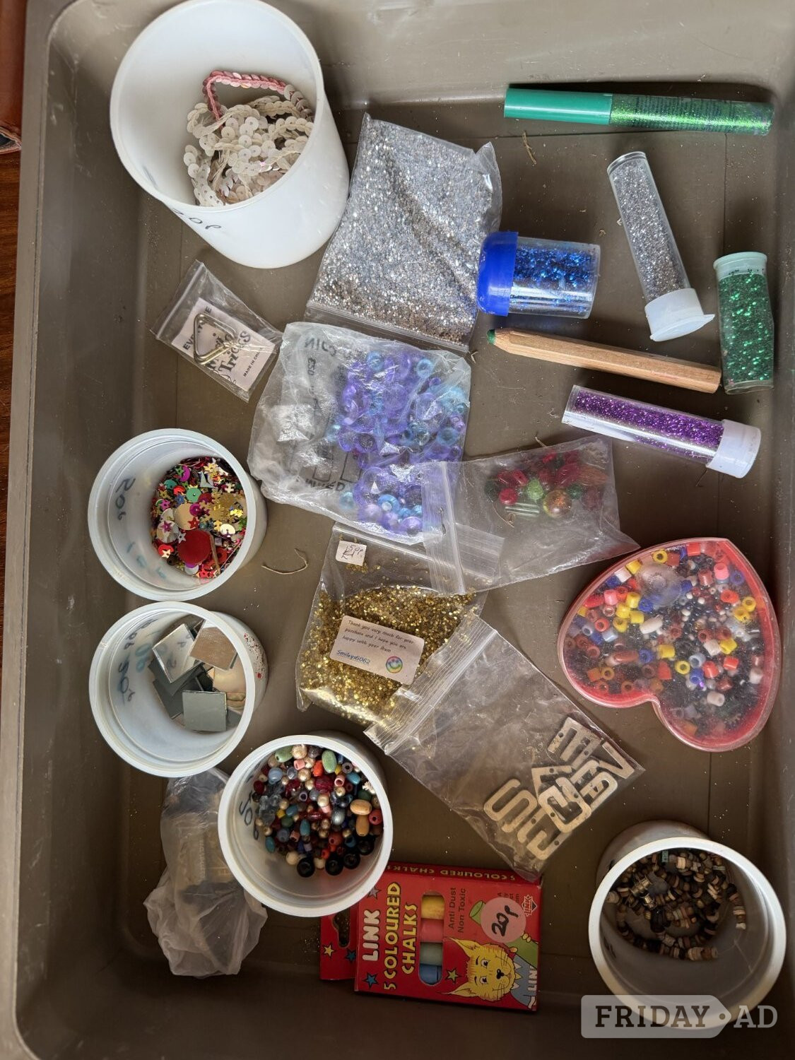 Various Craft materials 10p each in Worthing