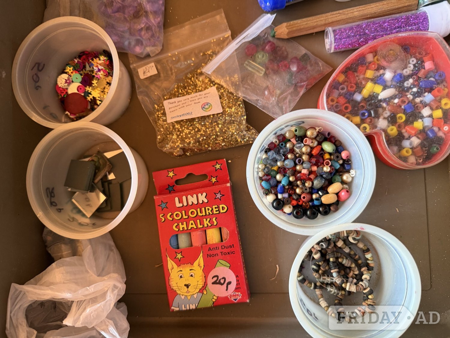 Various Craft materials 10p each